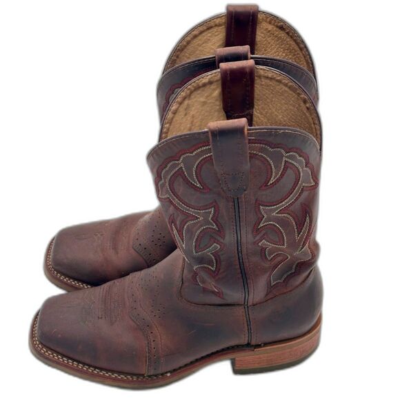 Double H Other - Double H - I.C.E. Saddle Vamp Western Work Boots – Broad Square Toe – M 10